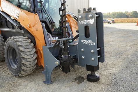 skid steer breaker post driver|post driver for fence removal.